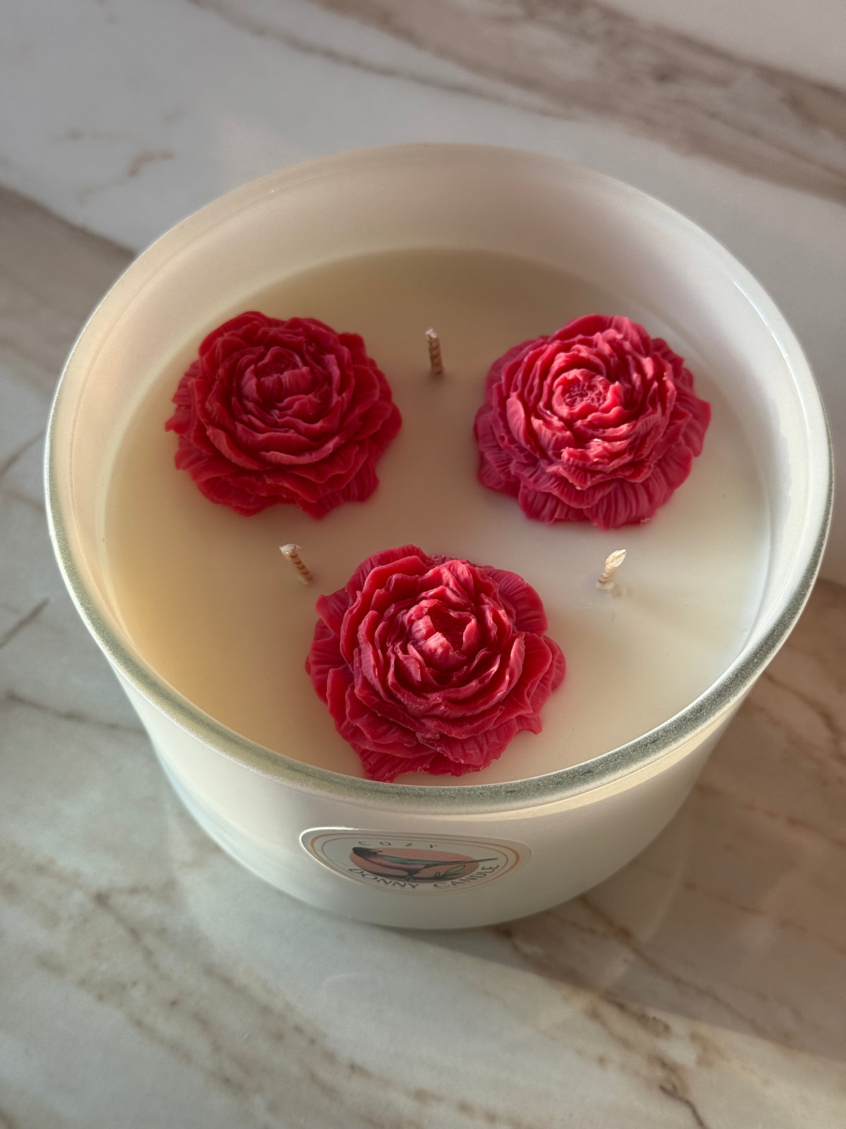 Rhubarb & Strawberry Soy Wax Candle