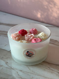 Rhubarb & Strawberry Soy Wax Candle