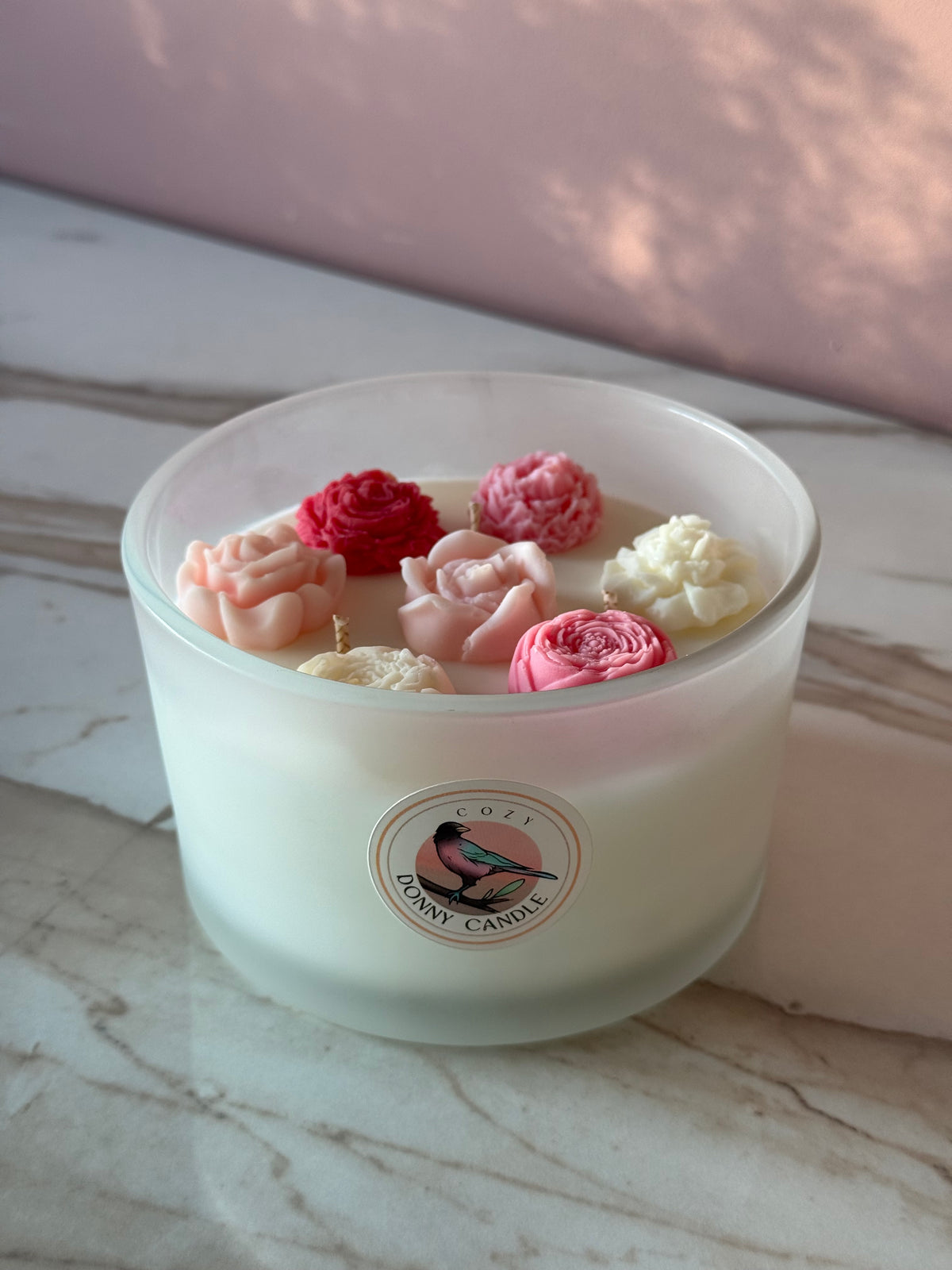 Rhubarb & Strawberry Soy Wax Candle