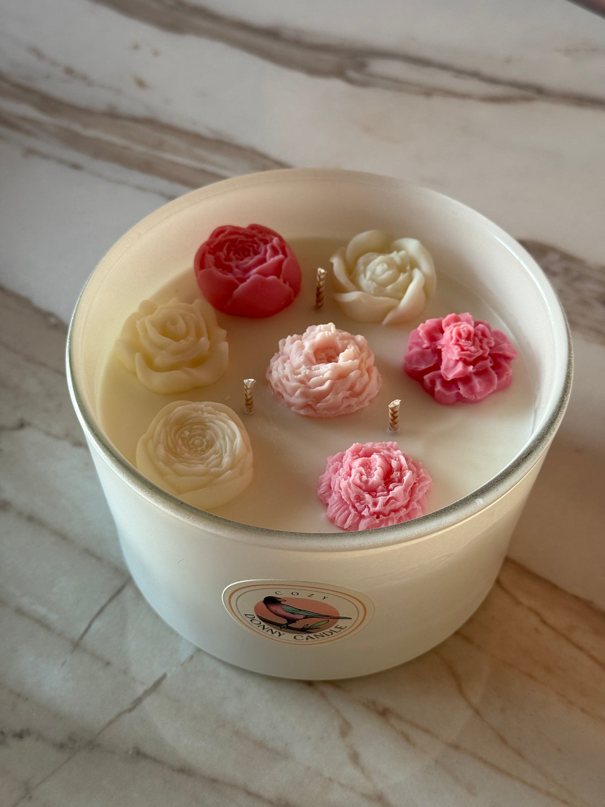 Rhubarb & Strawberry Soy Wax Candle