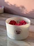 Rhubarb & Strawberry Soy Wax Candle