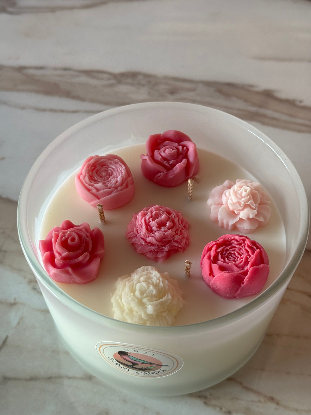 Rhubarb & Strawberry Soy Wax Candle