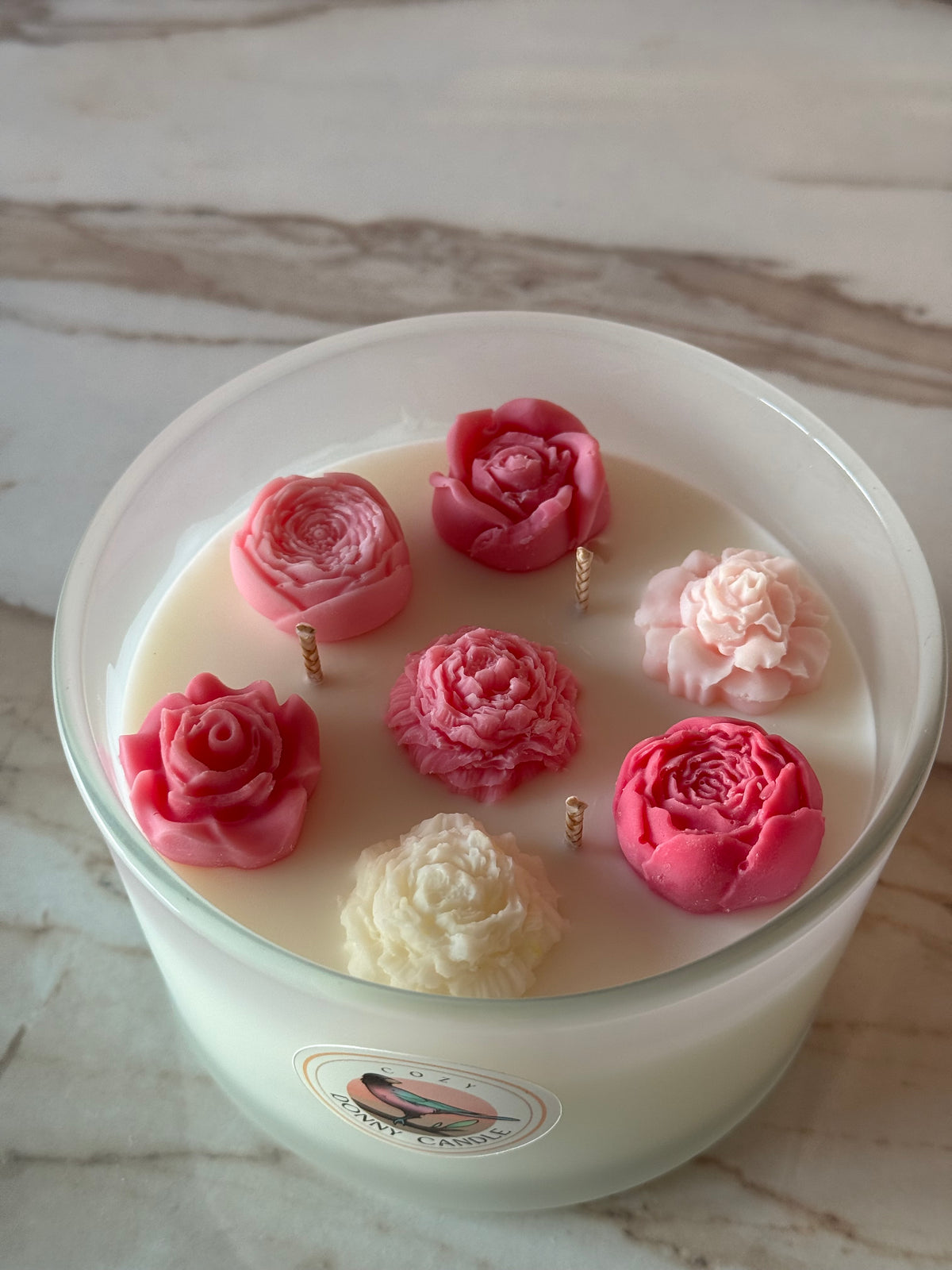 Rhubarb & Strawberry Soy Wax Candle
