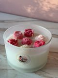 Rhubarb & Strawberry Soy Wax Candle