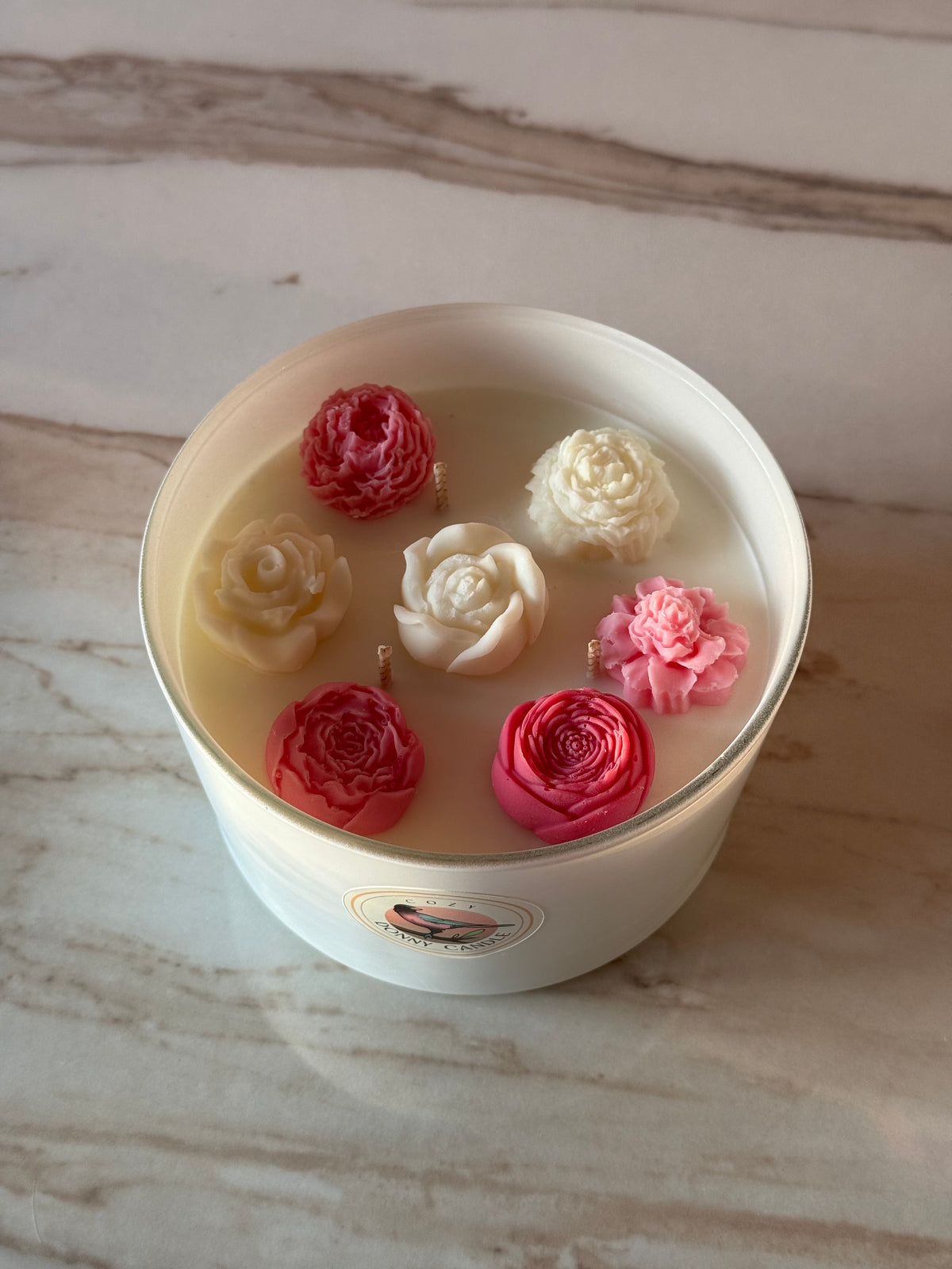 Rhubarb & Strawberry Soy Wax Candle