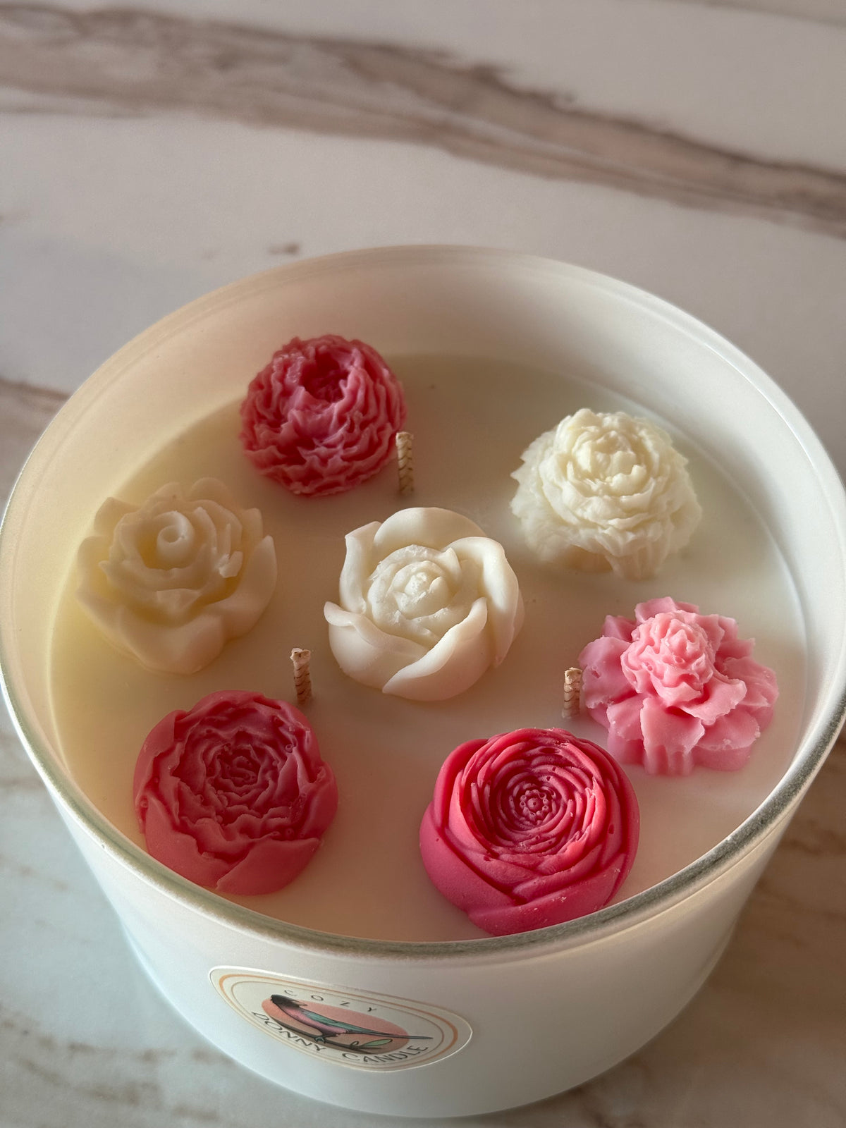 Rhubarb & Strawberry Soy Wax Candle