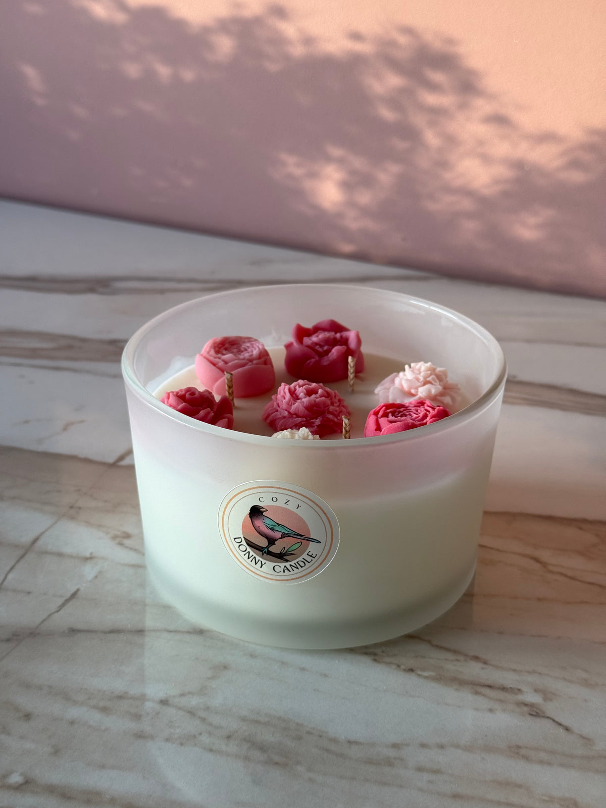Rhubarb & Strawberry Soy Wax Candle