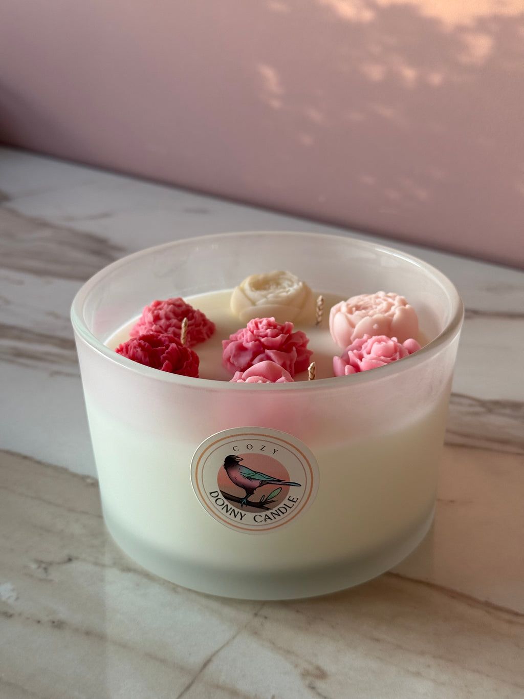 Rhubarb & Strawberry Soy Wax Candle