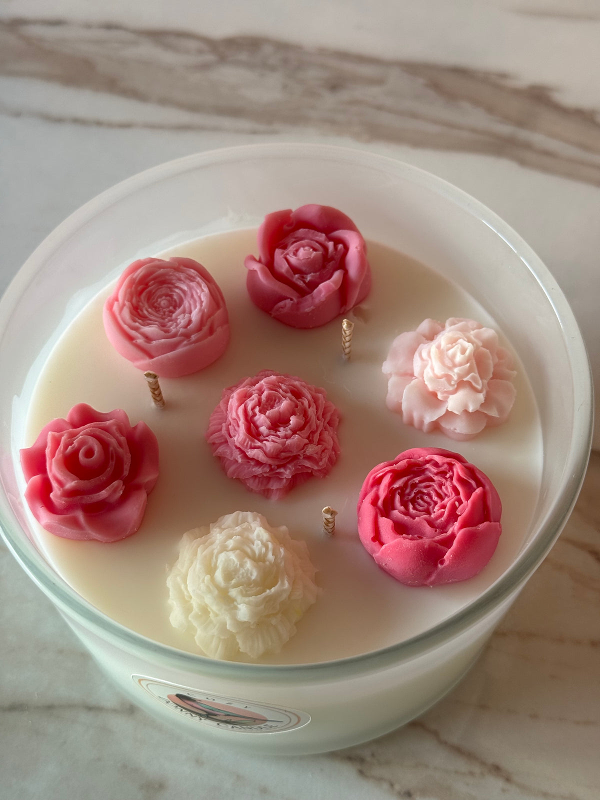 Rhubarb & Strawberry Soy Wax Candle