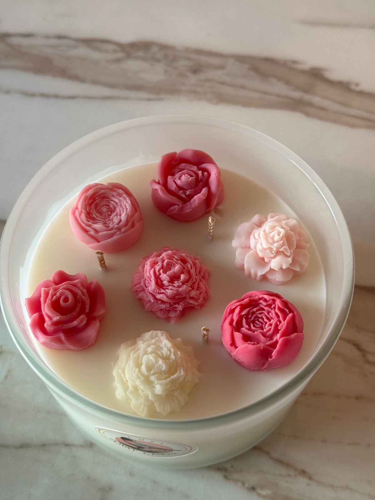 Rhubarb & Strawberry Soy Wax Candle