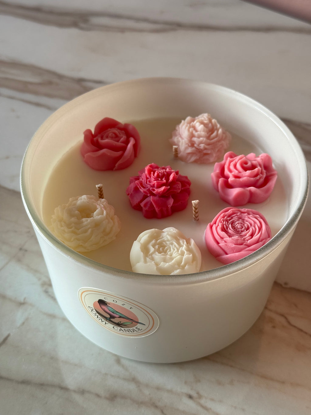 Rhubarb & Strawberry Soy Wax Candle