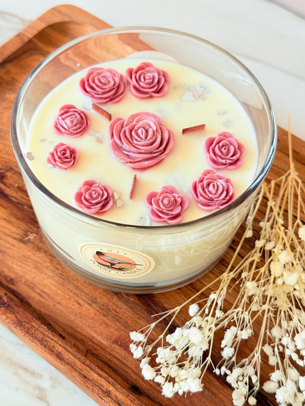 Scented Soy Wax Candle: Handmade, Home decor.