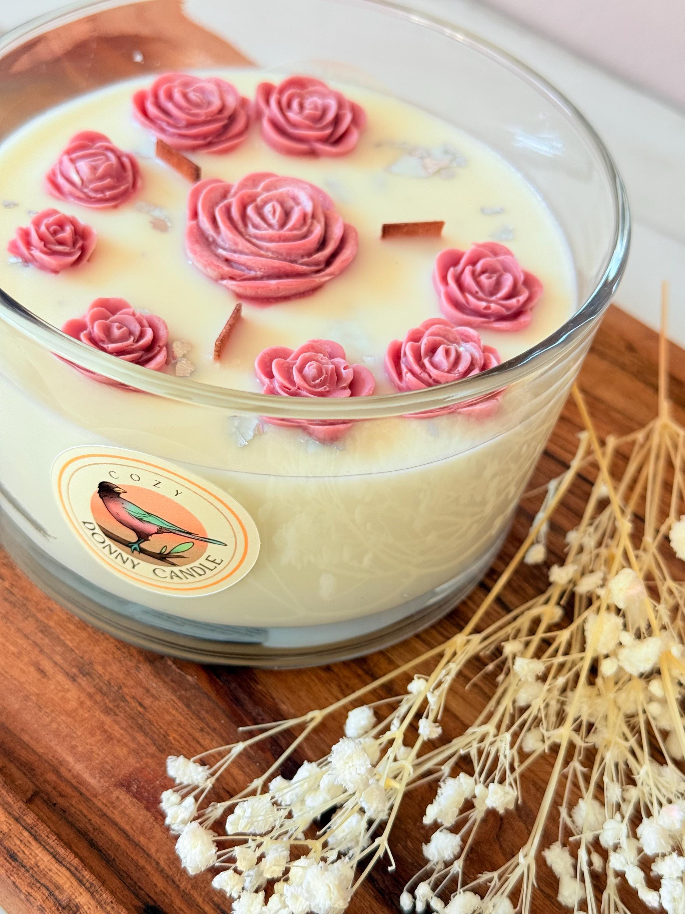 Scented Soy Wax Candle: Handmade, Home decor.