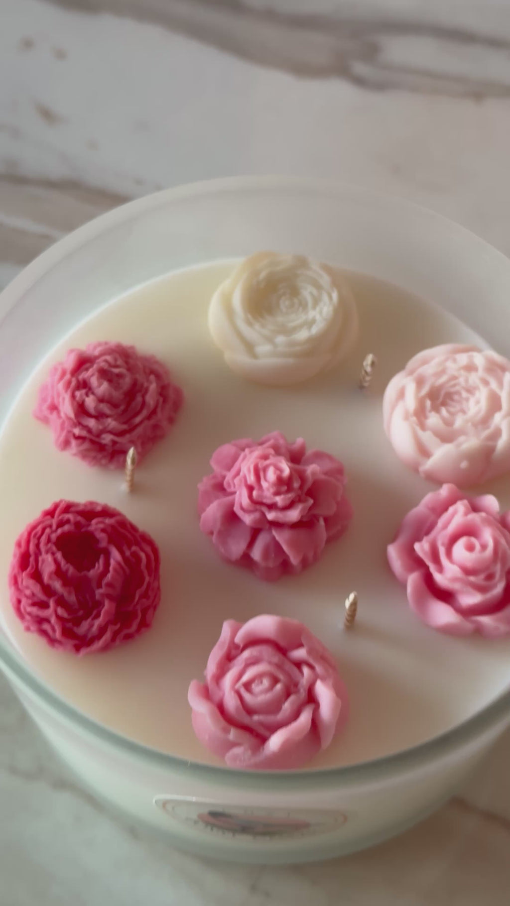 Rhubarb & Strawberry Soy Wax Candle